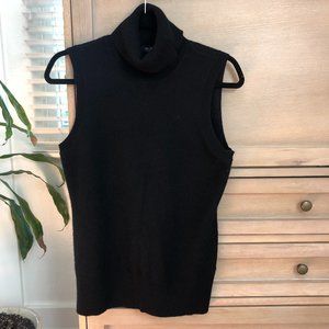 Saks Fifth Avenue black cashmere knit size Medium